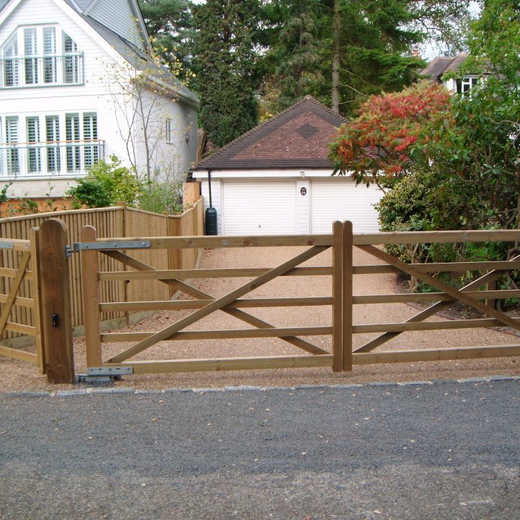 Driveway with Gate